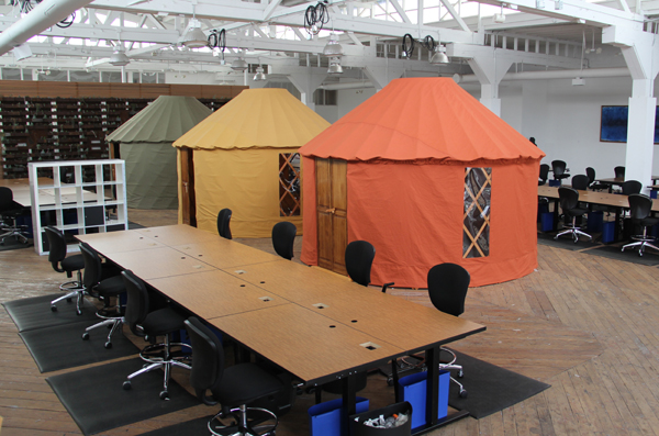 "Office Yurts" at Meraki.com