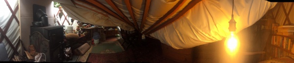 panorama of my little home squashed mini..