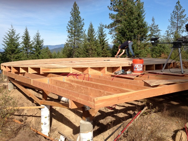 plywood is done, cutting the circle