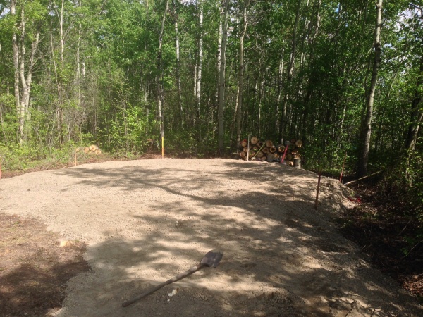 Site cleared & levelled