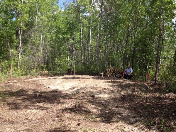 Site cleared & levelled