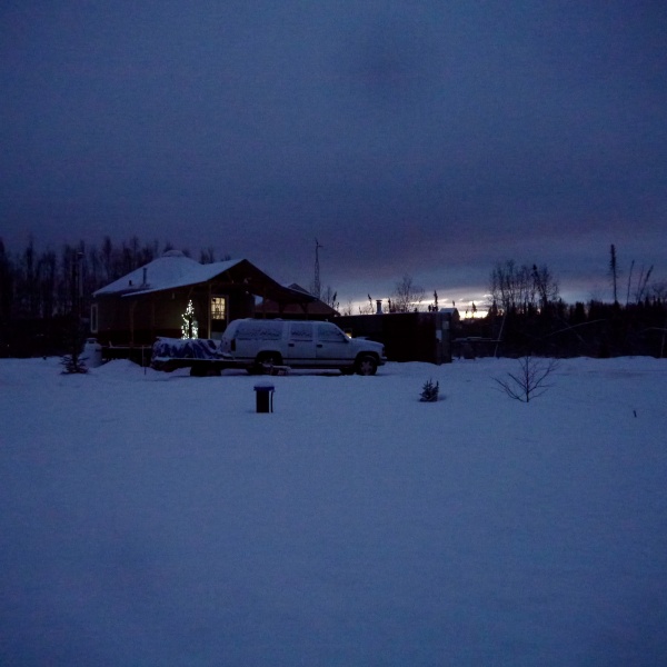 Sunset 3:26 PM December 12, 2015 Alaska