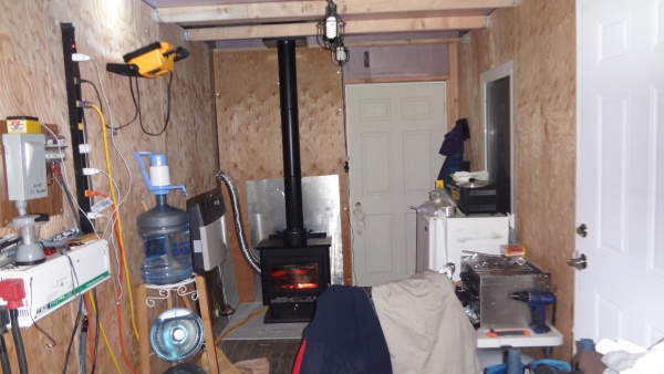 Thanksgiving 2103  24 degrees below zero (F) keeping warm in our temp quarters.