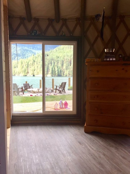 The view from bedroom 1.