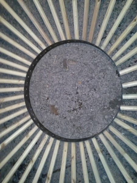 This is my roof ring. I have since welded four braces or spokes into the center.