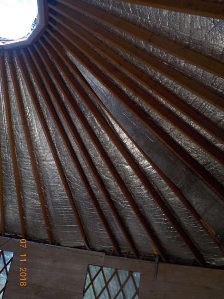 Unevenly spaced rafters