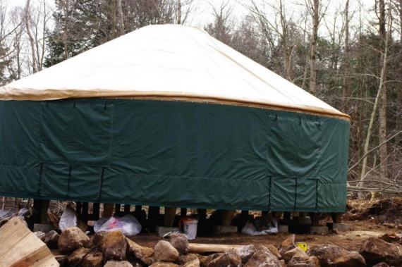 Yurt dome.