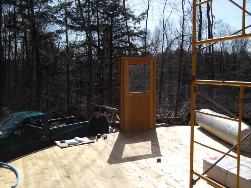 Yurt door.