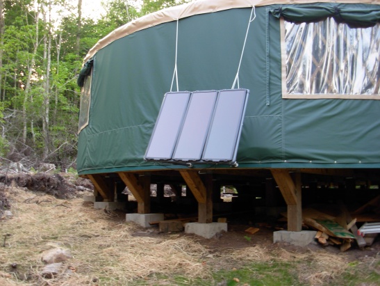 Yurt Solar panels.