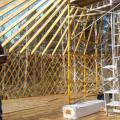 Yurt frame.