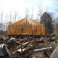 Yurt frame.