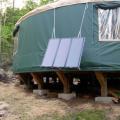 Yurt Solar panels.
