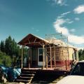 Adding a roof to the deck.