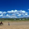 A beautiful day with a brilliant sky.