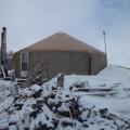 my first winter in my yurt,heating with wood, a lot of wood. I've had some brutal cold nights here on the farm,-30 not including wind chill. At one...