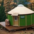 A 14-Wall Yurt Cabin in Washington. With our integrated flooring system, Freedom Yurt Cabins do not have to be installed on a deck. A deck is...