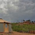 A 16-Wall Yurt Cabin in Colorado