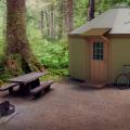 Freedom Yurt Cabins northwestern forest color package