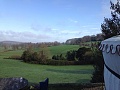the view from our garden and the yurt