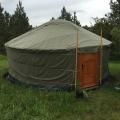 Yurt setup, summer 2016