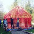 Building a yurt