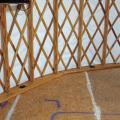 The picture highlights the base blocking under the Yurt frame. Base blocking provides a number of advantages - including raising the overall Yurt...