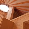 Umauma Yurt with small sleeping loft.