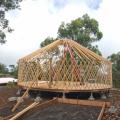 Yurt frame in Ahualoa