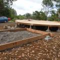 Yurt platform in Ahualoa