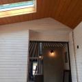 Inside view of yurt attached to house.