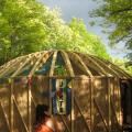 yurt for a woodschool