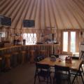 Interior panorama of the Shedhorn Grill in SW Montana.