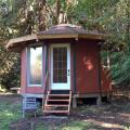 Finished yurt in October 2018