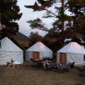 Yurt camping in Big Sur