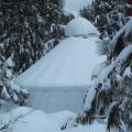 16 foot yurt in the snow 2