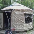 Our little yurt. A short walk from the main yurt.